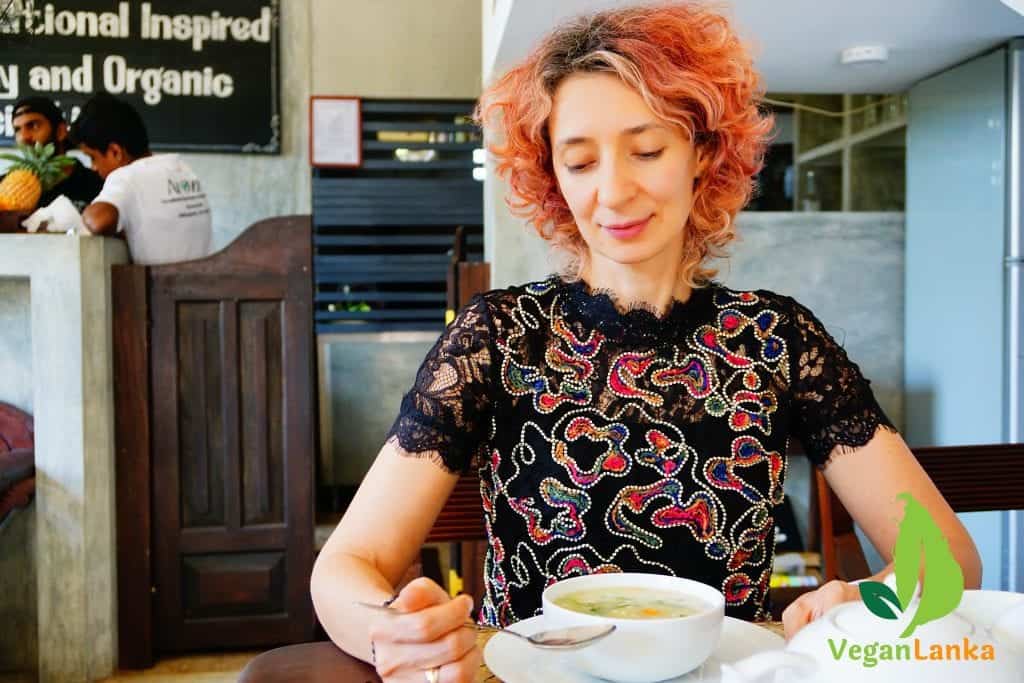 Vegan in Sri Lanka Travel: 8 Amazing Places & What to Eat 32 Cafe Aroma - Vegan Options on the menu in Hikkaduwa Sri Lanka