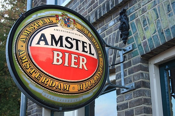 Amstel bier sign arnhem open air museum
