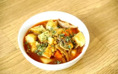 Lentil Mushroom Oil-Free And Vegan Instant Pot Soup Recipe