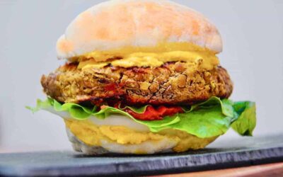 Homemade Oil-Free Veggie Burger