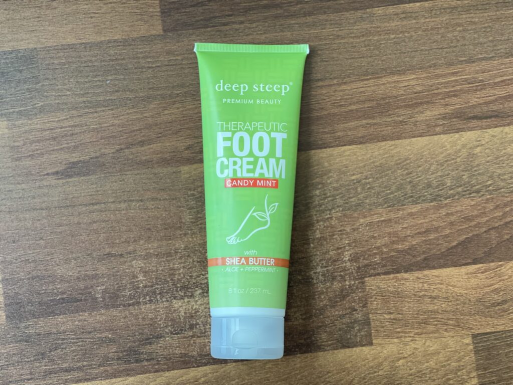Deep steep therapeutic foot cream - candy mint