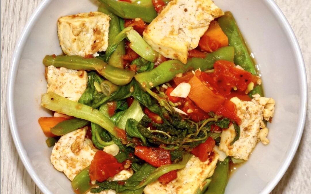 Stir Fried Tofu and Vegetables Vegan, Gluten-Free Recipe