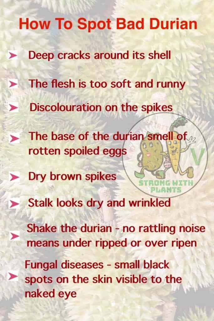 Strong with plants how to spot bad durian