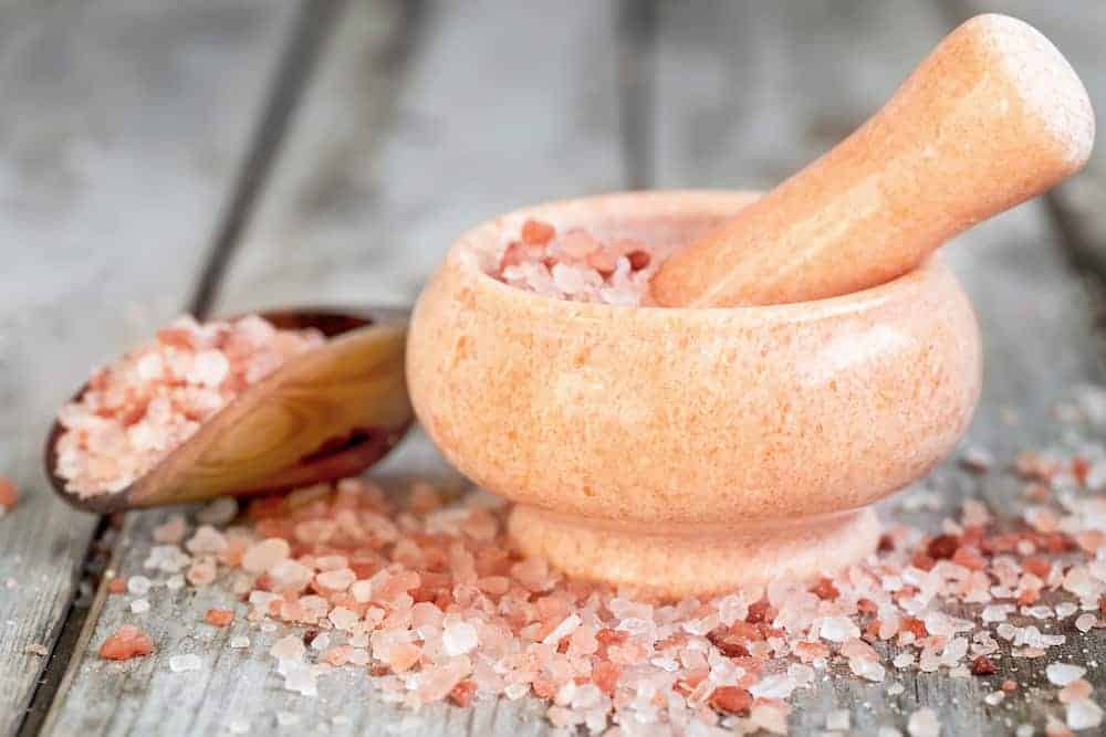Pink himalayan salt pjcbpvu